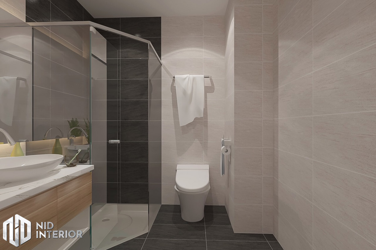 Thiết kế nội thất căn hộ DIC Phoenix - Phòng vệ sinh