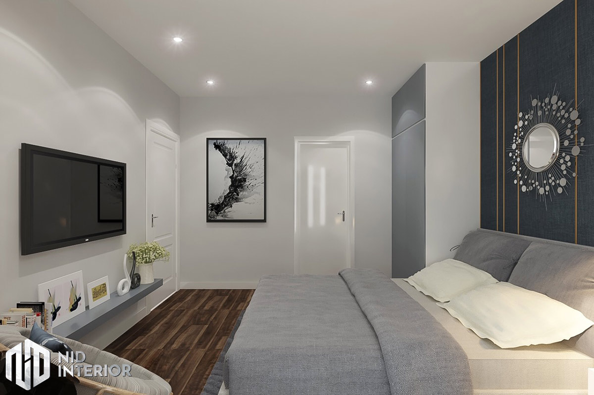 Thiết kế nội thất căn hộ DIC Phoenix - Phòng ngủ master