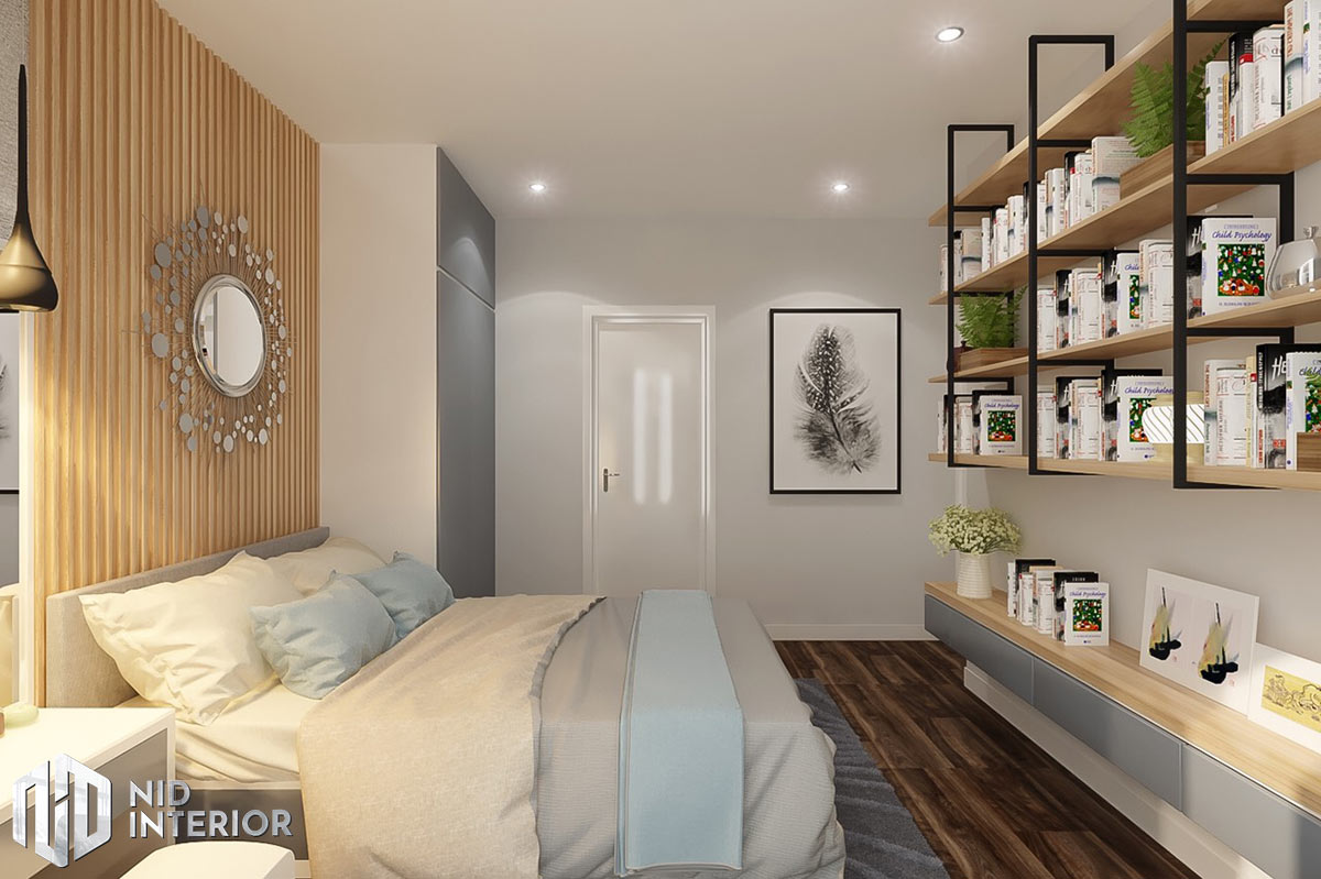 Thiết kế nội thất căn hộ DIC Phoenix - Phòng ngủ nhỏ
