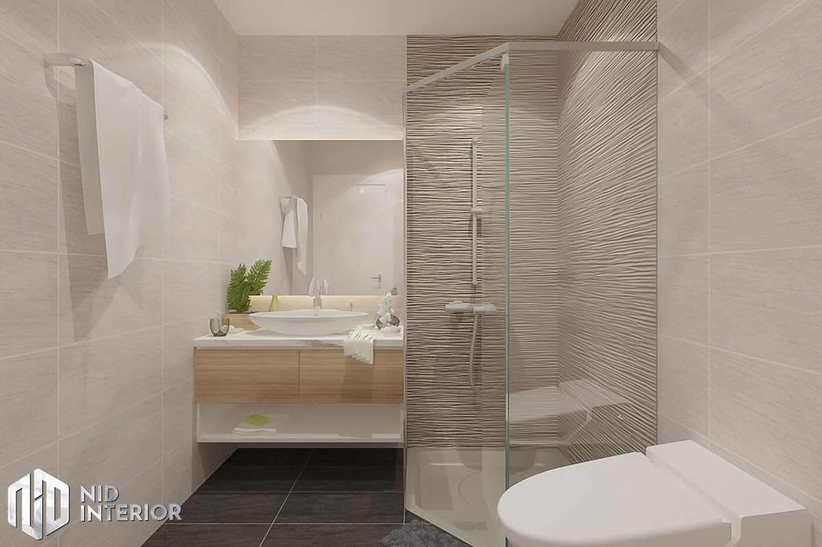Thiết kế nội thất căn hộ DIC Phoenix - Phòng vệ sinh