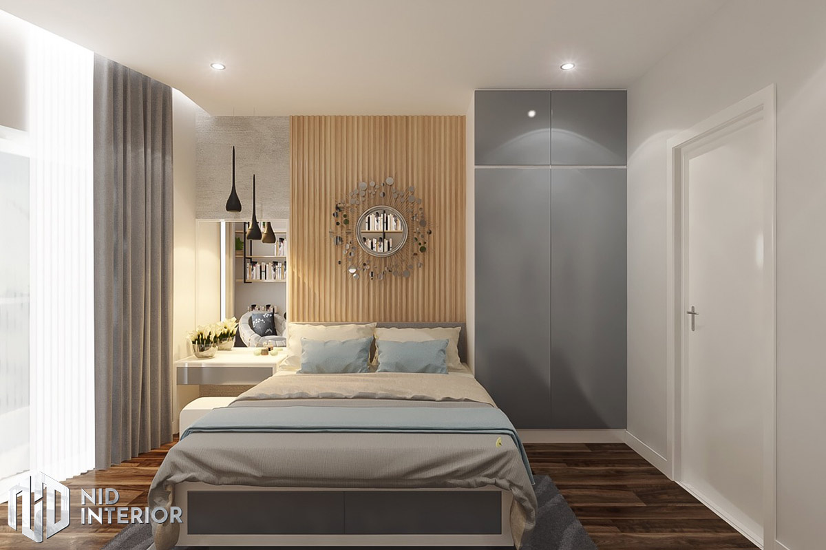 Thiết kế nội thất căn hộ DIC Phoenix - Phòng ngủ nhỏ