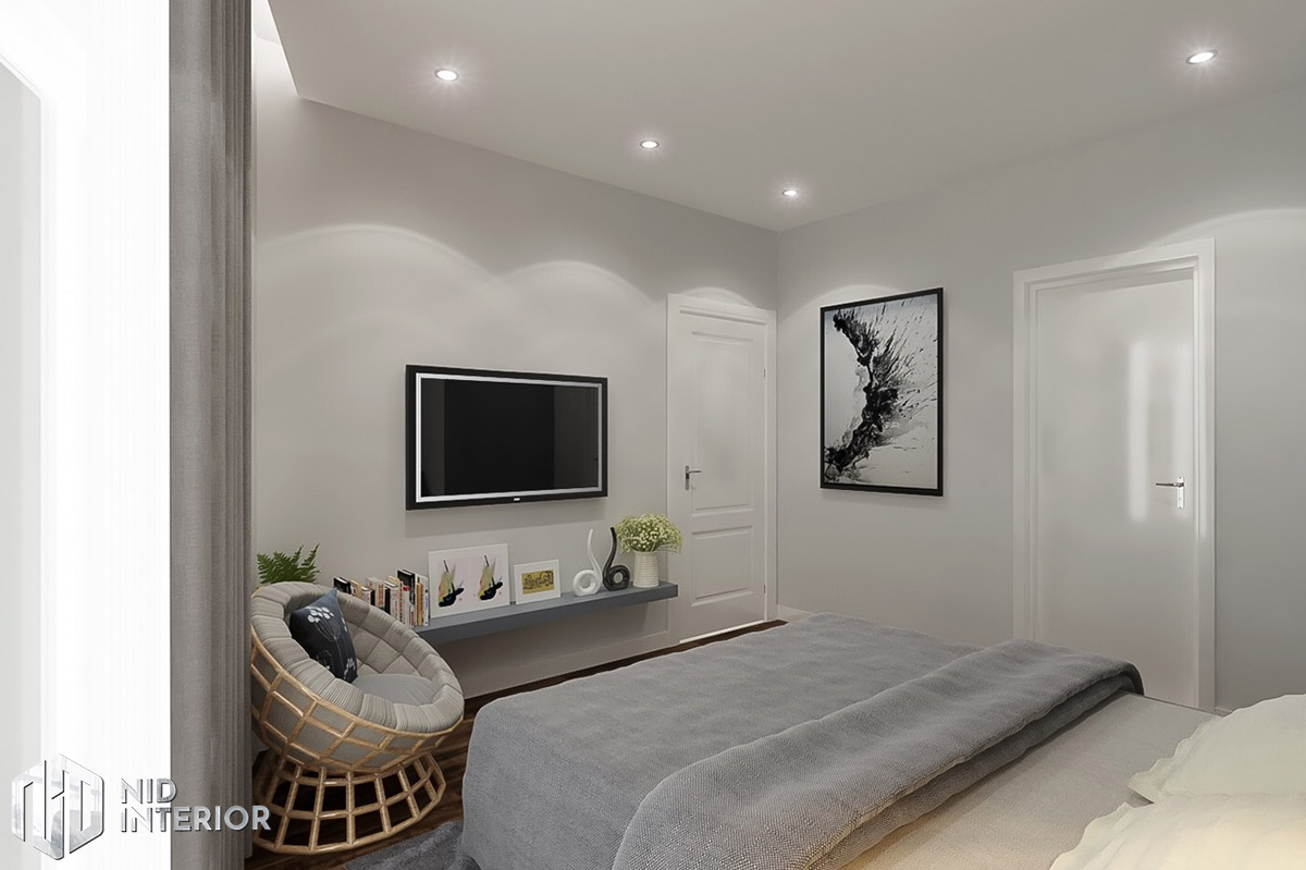 Thiết kế nội thất căn hộ DIC Phoenix - Phòng ngủ master