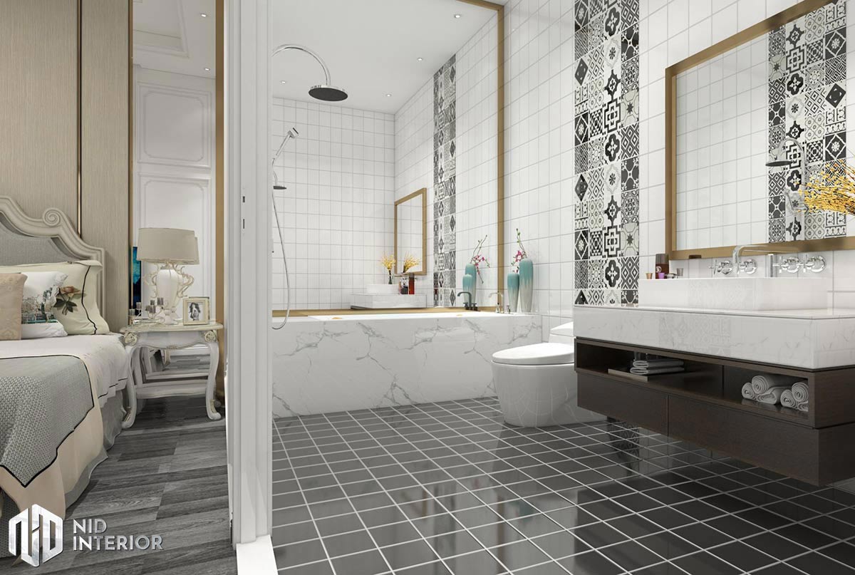 Thiết kế nội thất nhà phố Phan Rang - Phòng vệ sinh