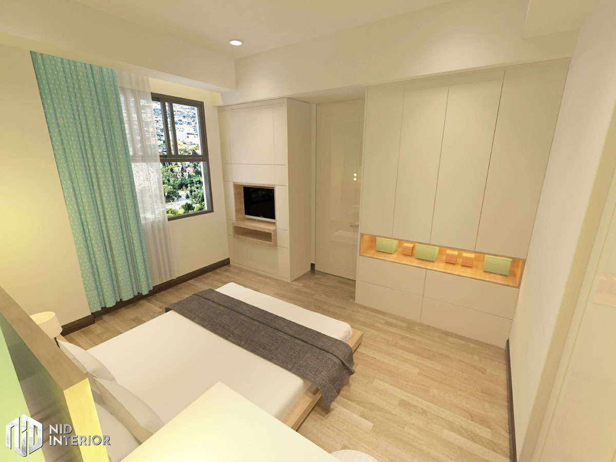 Thiết kế nội thất căn hộ Saigon South Residences - Phòng ngủ