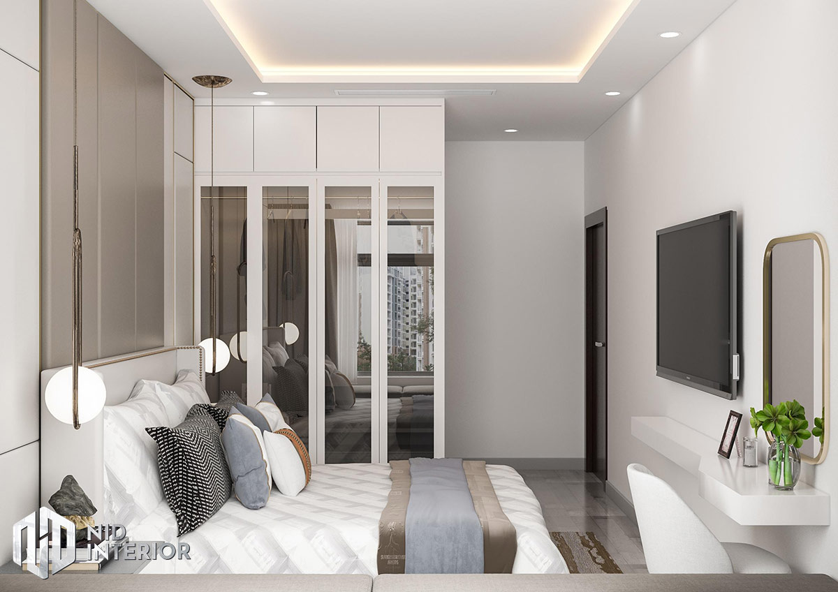 Thiết kế nội thất căn hộ The Grande Midtown - Phòng ngủ master