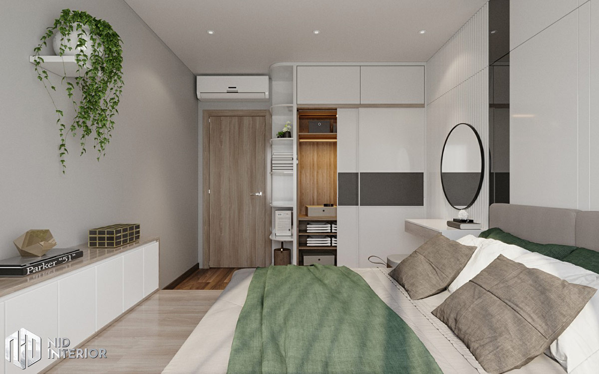 Thiết kế nội thất căn hộ De Capella 50m2 - Phòng ngủ