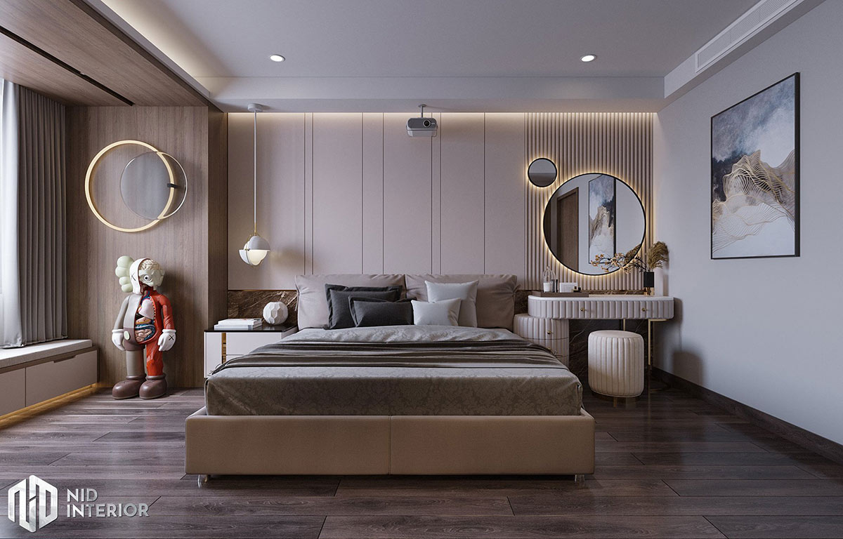 Thiết kế nội thất Saigon South Residences - Phòng ngủ master