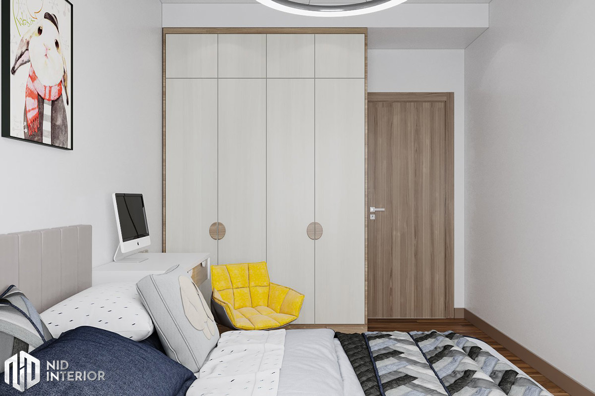 Thiết kế nội thất căn hộ Lavita Charm 2 phòng ngủ - Phòng ngủ nhỏ