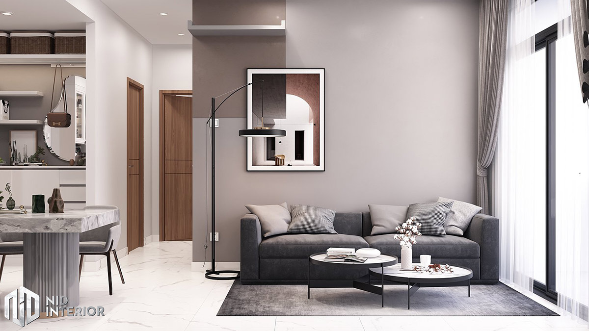 Thiết kế nội thất căn hộ Asiana Capella - Sofa
