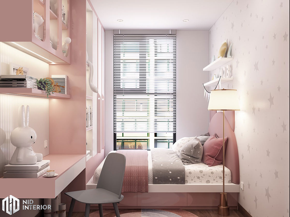 Thiết kế nội thất căn hộ Asiana Capella - Phòng ngủ nhỏ