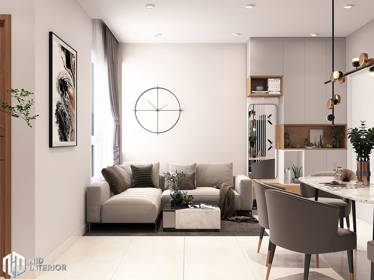 Thiết kế nội thất căn hộ Dream Home 65m2 - Sofa