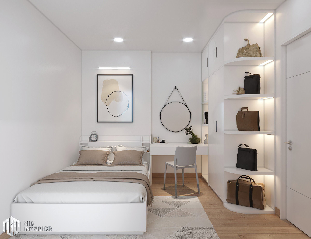 Thiết kế nội thất căn hộ Vinhomes Origami - Phòng ngủ
