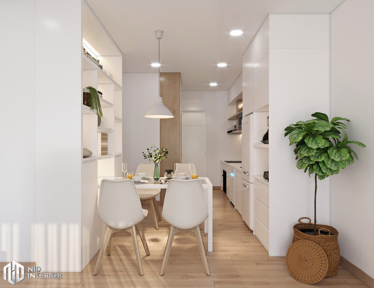 Thiết kế nội thất căn hộ Vinhomes Origami - Lối vào