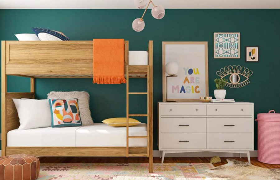 7 lợi ích tuyệt vời của giường tầng dành phòng ngủ trẻ em